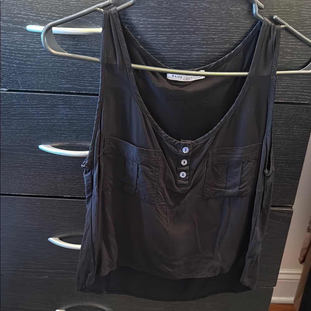 Paige Black Sleeveless Top